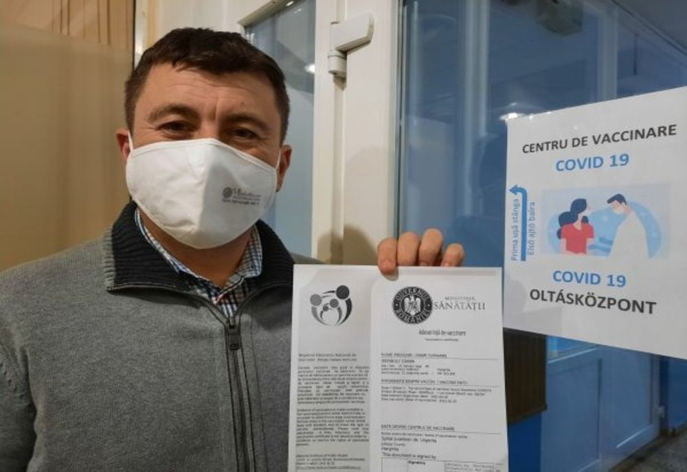 A început administrarea dozelor de rapel pentru vaccinul anti-COVID-19! S-a vaccinat și președintele CJ Harghita