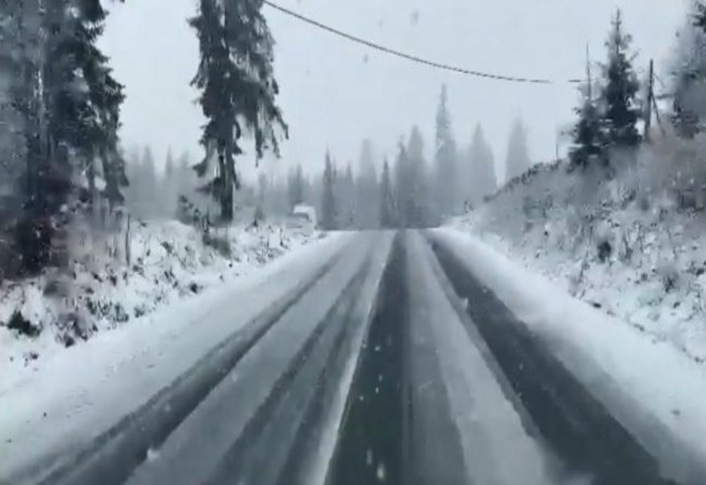 VIDEO Ninge în județul Harghita!