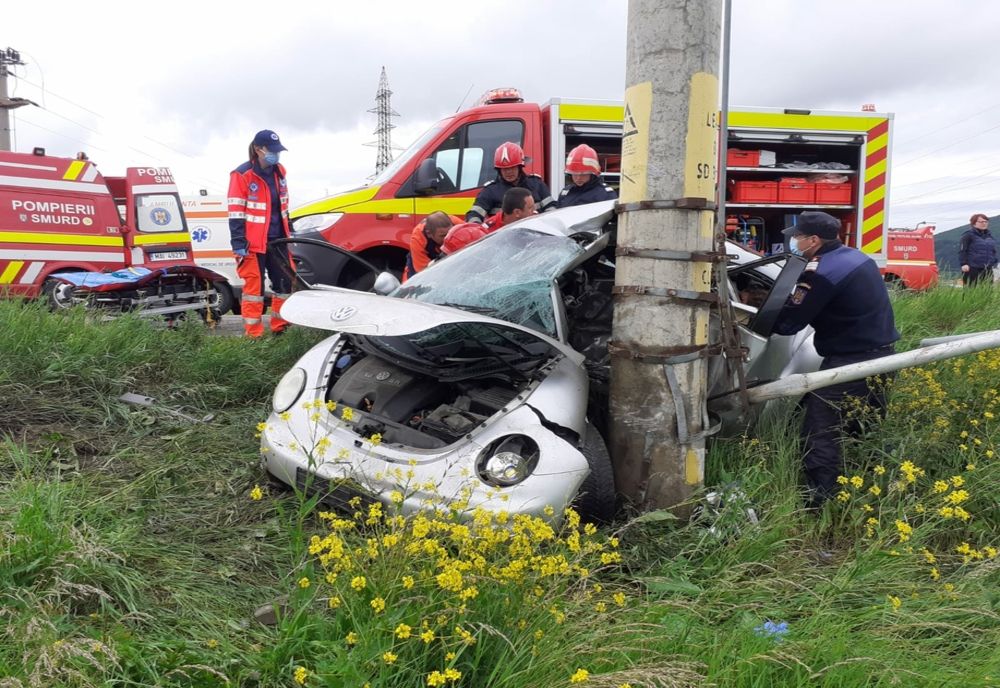 Accident cu victimă încarcerată, la Miercurea Ciuc