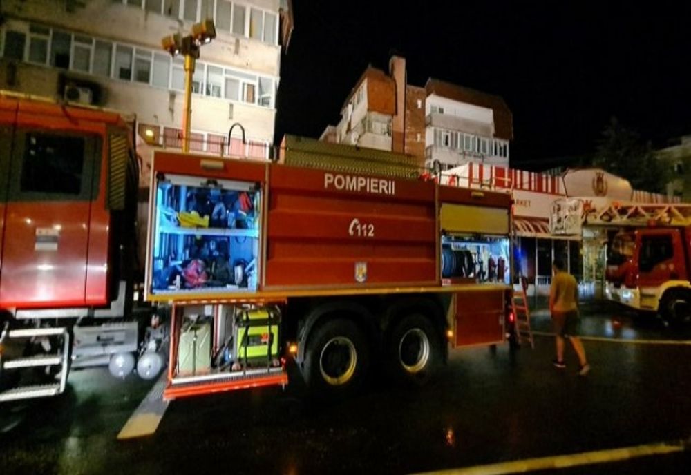 Casă lovită de trăsnet