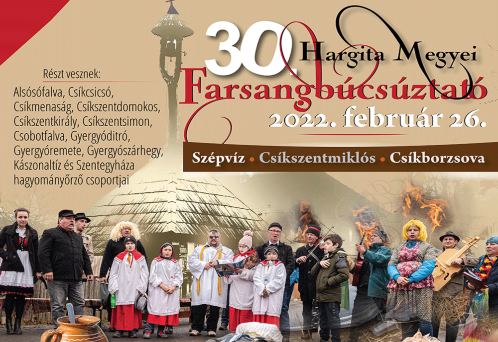 Lăsata Secului în județul Harghita, a XXX-a ediție