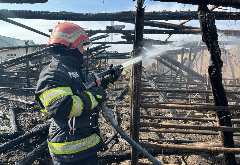 Bătrână moartă în incendiu!