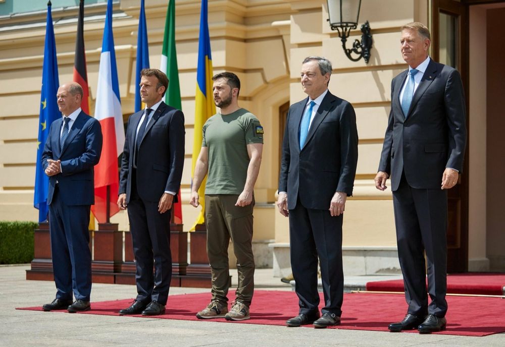 Președintele Iohannis, după discuțiile cu Zelenski, Macron, Scholz și Draghi: ”Ne aflăm într-un punct de cotitură în istoria Europei”
