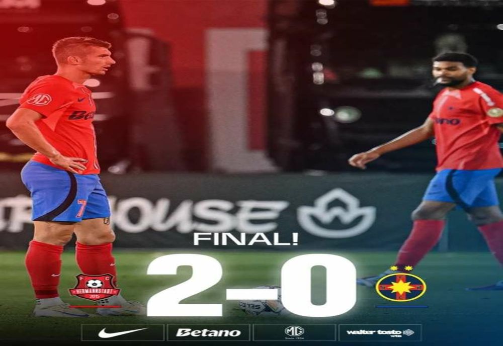 FOTBAL: FCSB, ÎNVINSĂ DE FC HERMANNSTADT CU 2-0, ÎN SUPERLIGĂ