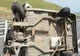 Autoturism răsturnat în comuna Lăzarea