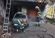 Incendiu violent la Sărmaș! Garaj, grajd și mașină distruse de flăcări! O casă este și ea în pericol!